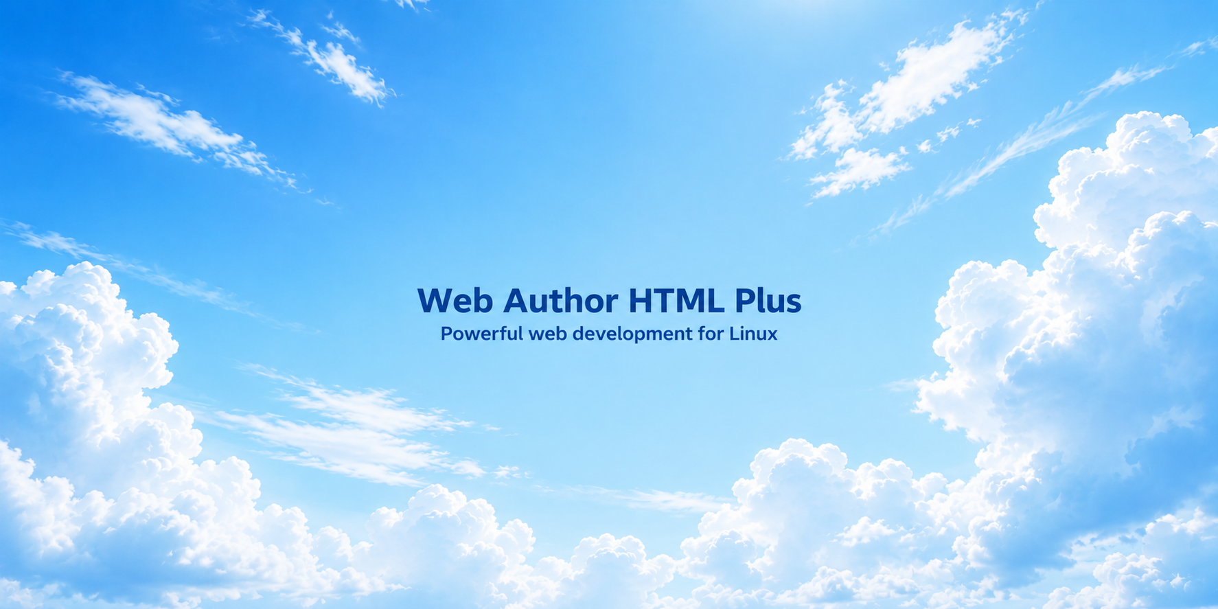 Web Author HTML Plus Linux HTML editor.